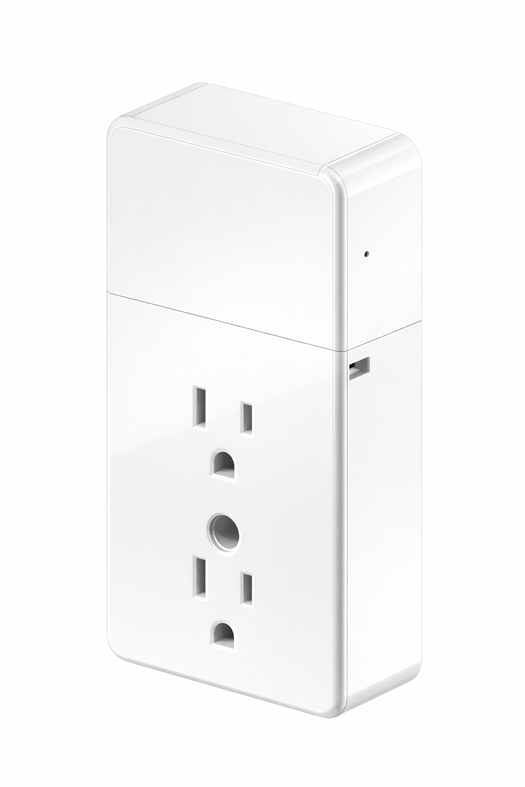 EverTag Station — front view showing LED and service pinhole